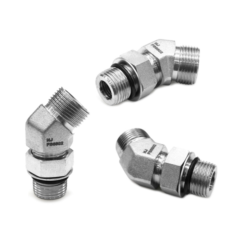 SAE Standard O-ring Boss hydrauliske adaptere i kulstof og rustfrit stål - Holdbare og højtryks